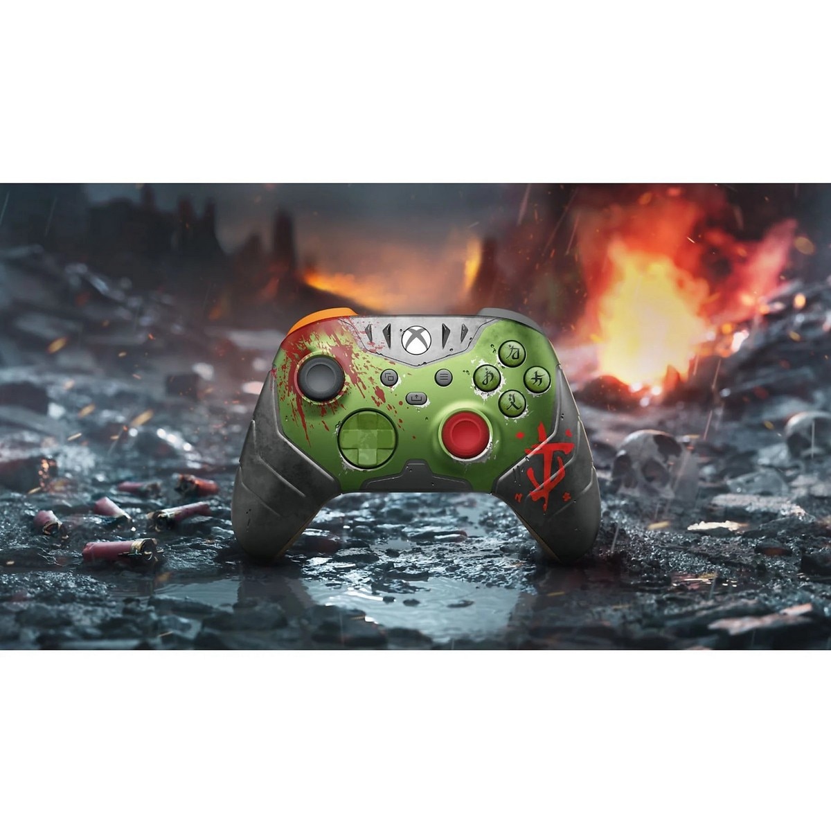 Comando Xbox Wireless Controller - Doom The Dark Ages - Limited Edition Verde-2
