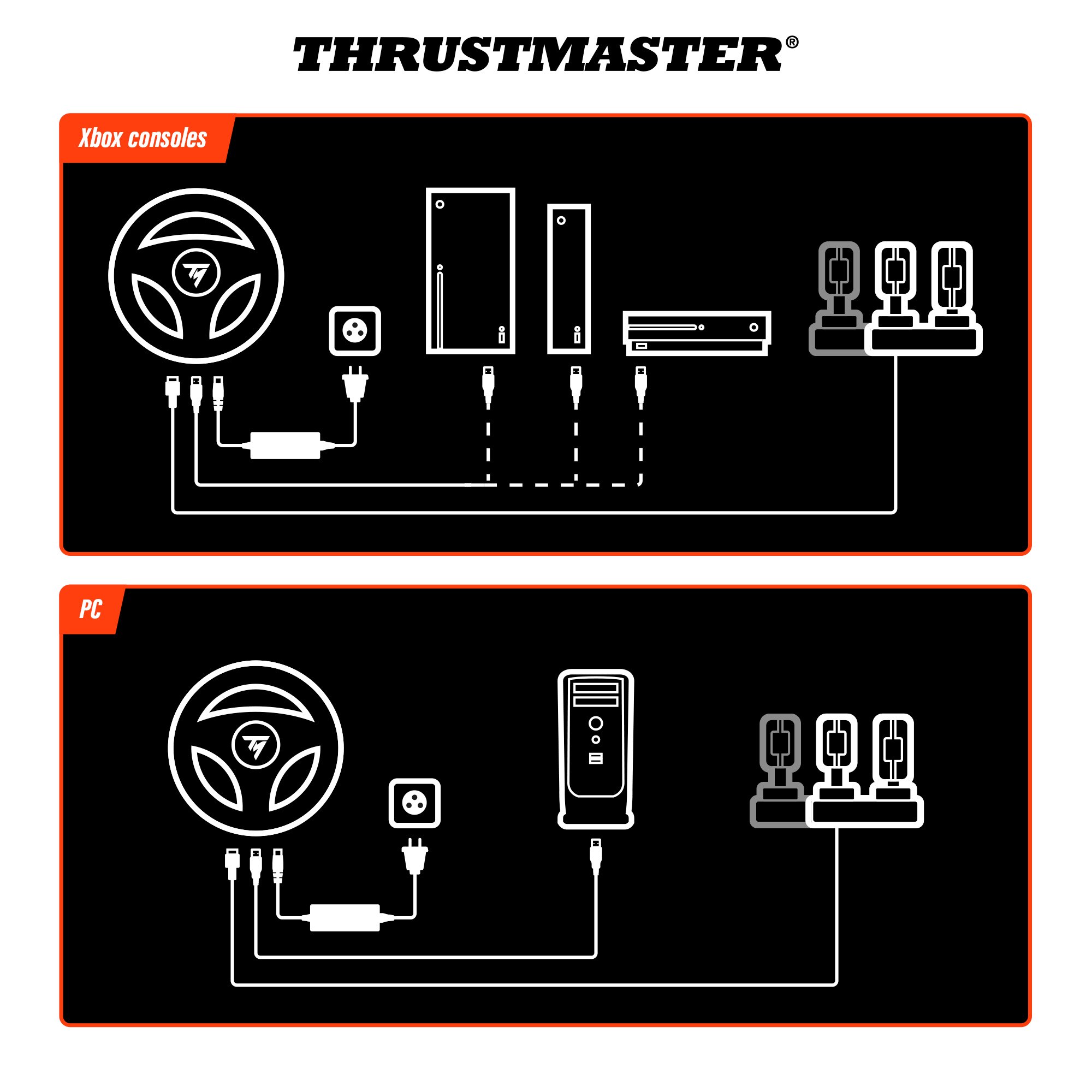 Thrustmaster T598, Volante de Efeitos Force Feedback Direct Axial Drive - Xbox Series X|S, Xbox One e PC 9