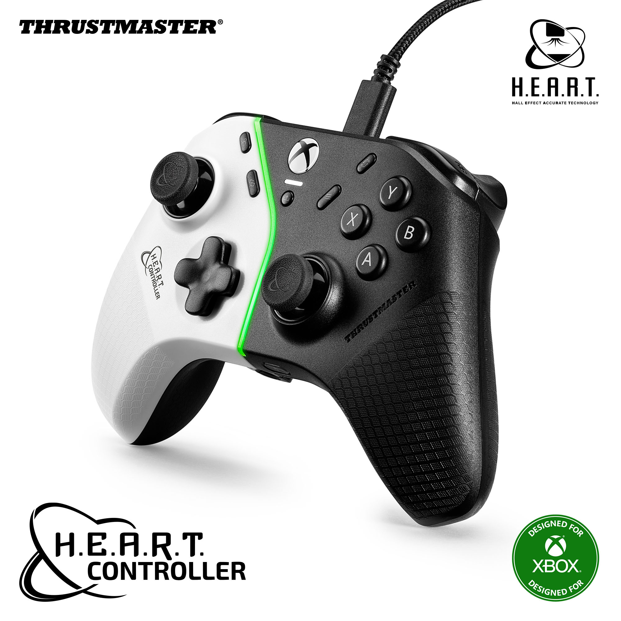 Imagem 0 de Thrustmaster HEART CONTROLLER, Gamepad de Efeito Hall com Tecnologia Antideriva H.E.A.R.T. - Xbox Series X|S e PC