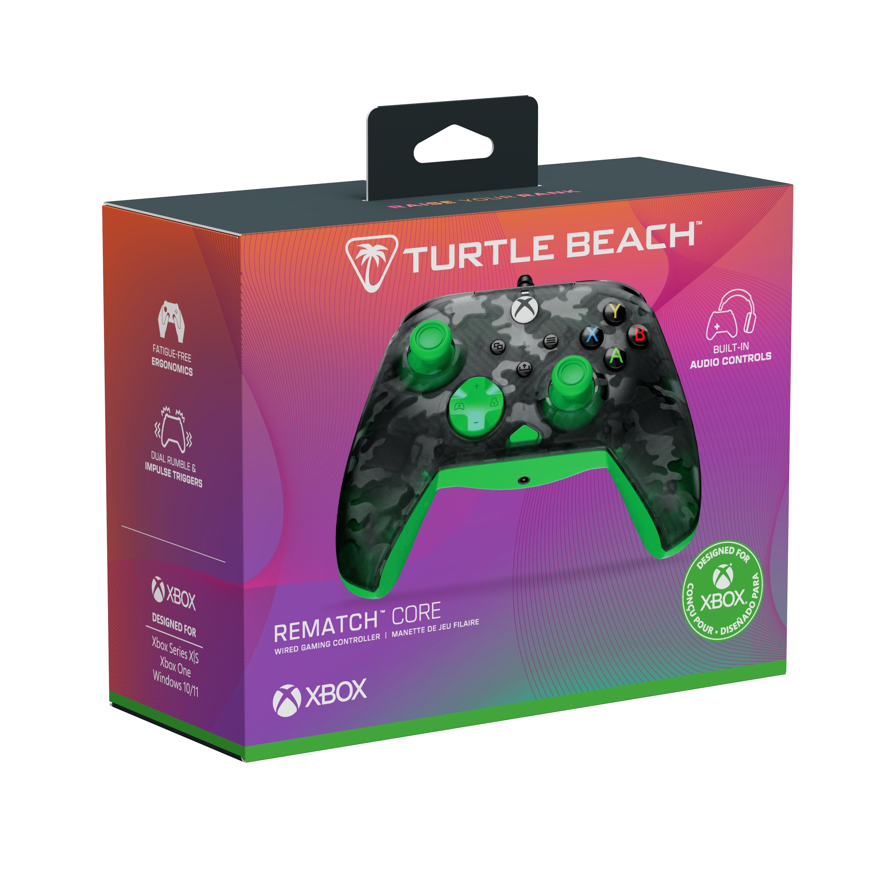 Rematch Core Wired Controller Â· Ghost Camo - Xbox Series X 9