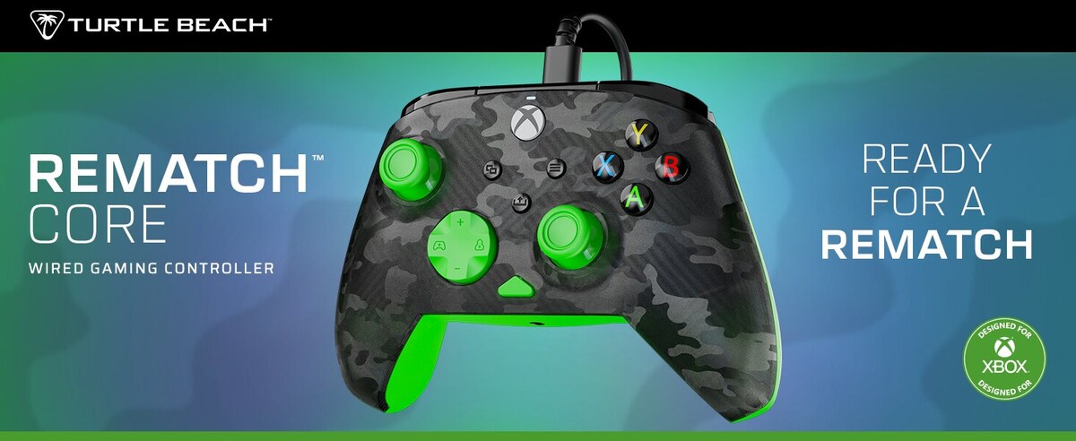 Rematch Core Wired Controller Â· Ghost Camo - Xbox Series X 10