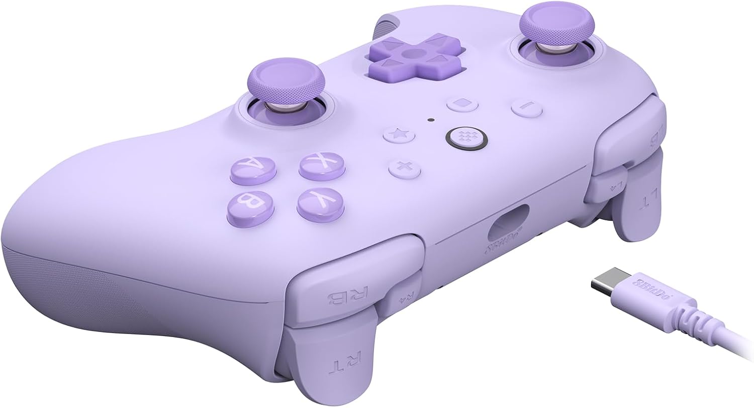 Comando C/ Fios 8BITDO Ultimate 2C Pad Roxo 2