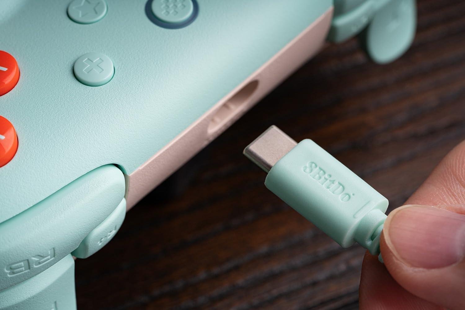 Comando C/ Fios 8BITDO Ultimate 2C PAD Menta 5