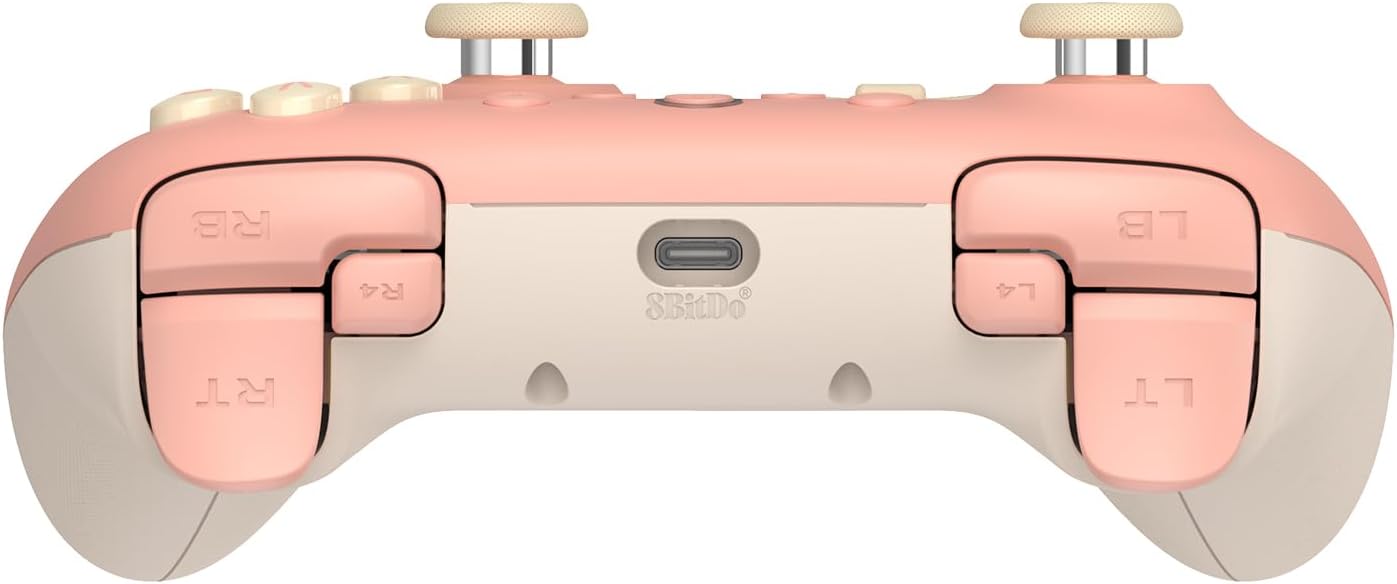Comando C/ Fios 8BITDO Ultimate 2C PAD Pêssego 3