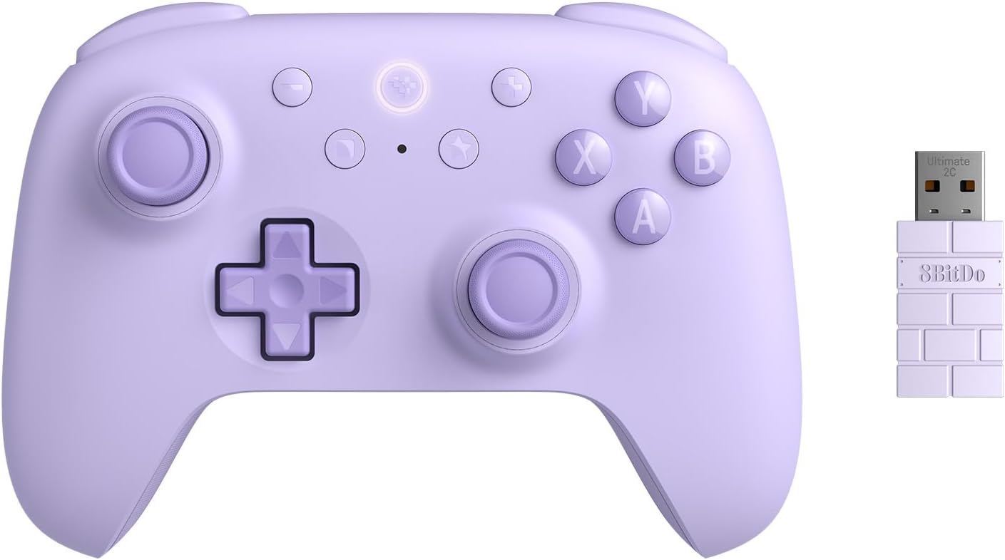 Imagem 0 de Comando S/ Fios 2.4G BT 8BITDO Ultimate 2C PAD Roxo