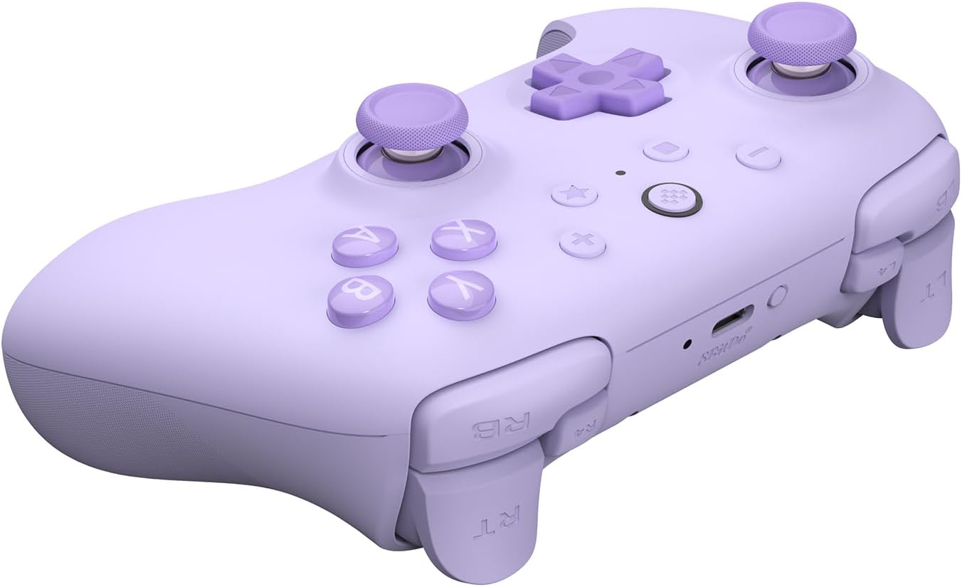 Comando S/ Fios 2.4G BT 8BITDO Ultimate 2C PAD Roxo 2