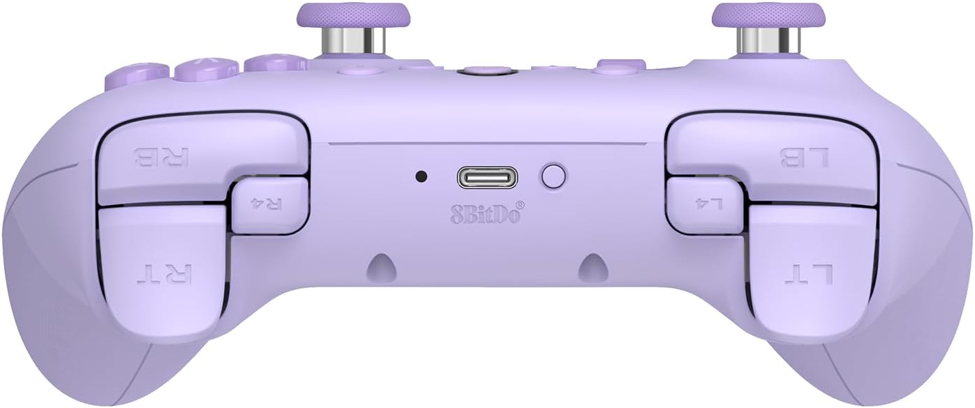 Comando S/ Fios 2.4G BT 8BITDO Ultimate 2C PAD Roxo 3