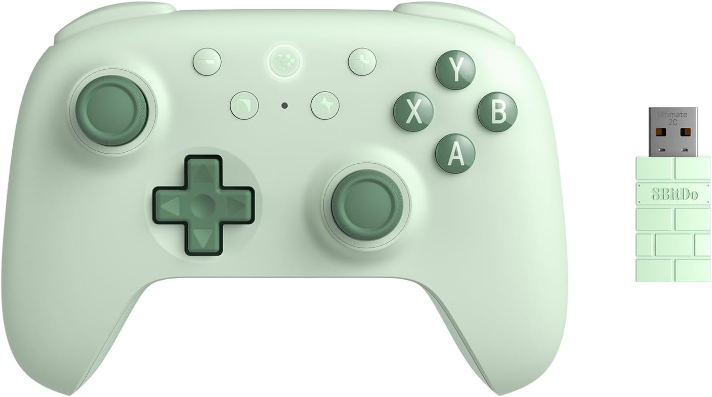 Imagem 0 de Comando S/ Fios 2.4G BT 8BITDO Ultimate 2C PAD Verde