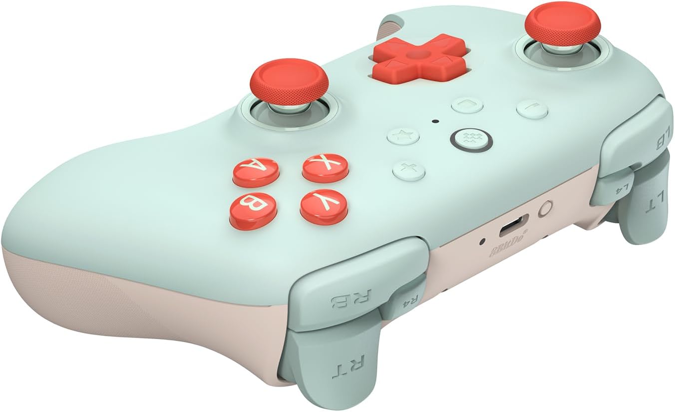 Comando S/ Fios 2.4G BT 8BITDO Ultimate 2C PAD Menta 2
