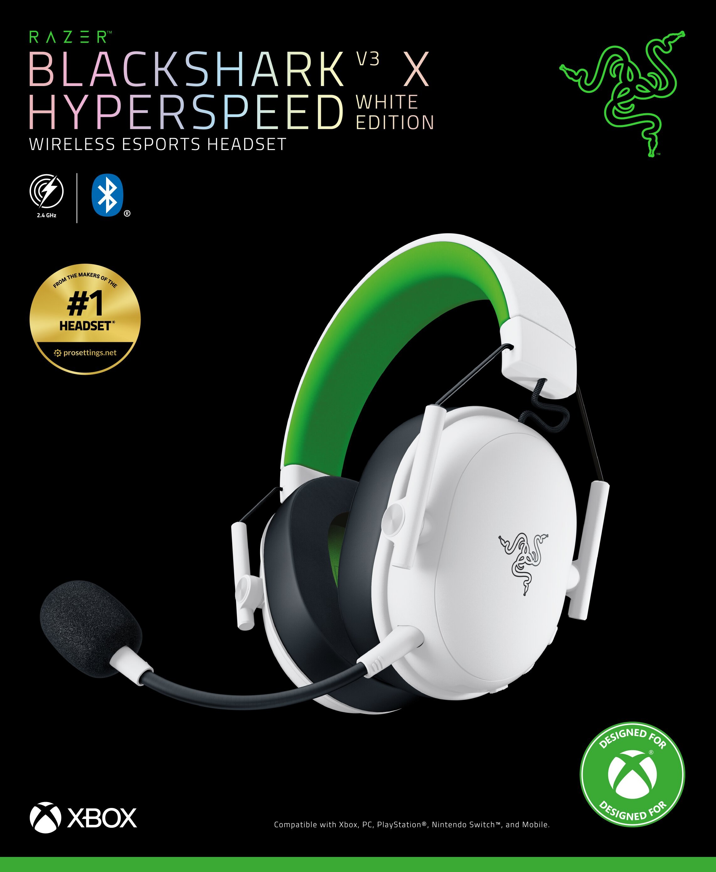 Auscultadores Blackshark V3 X Hyperspeed para XBOX - Branco 8