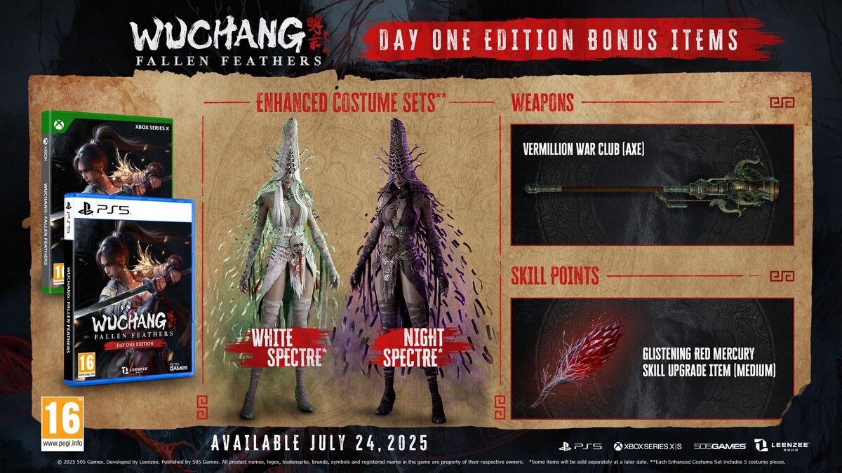 Wuchang: Fallen Feathers (Day 1 Edition) - XBox Series X 3