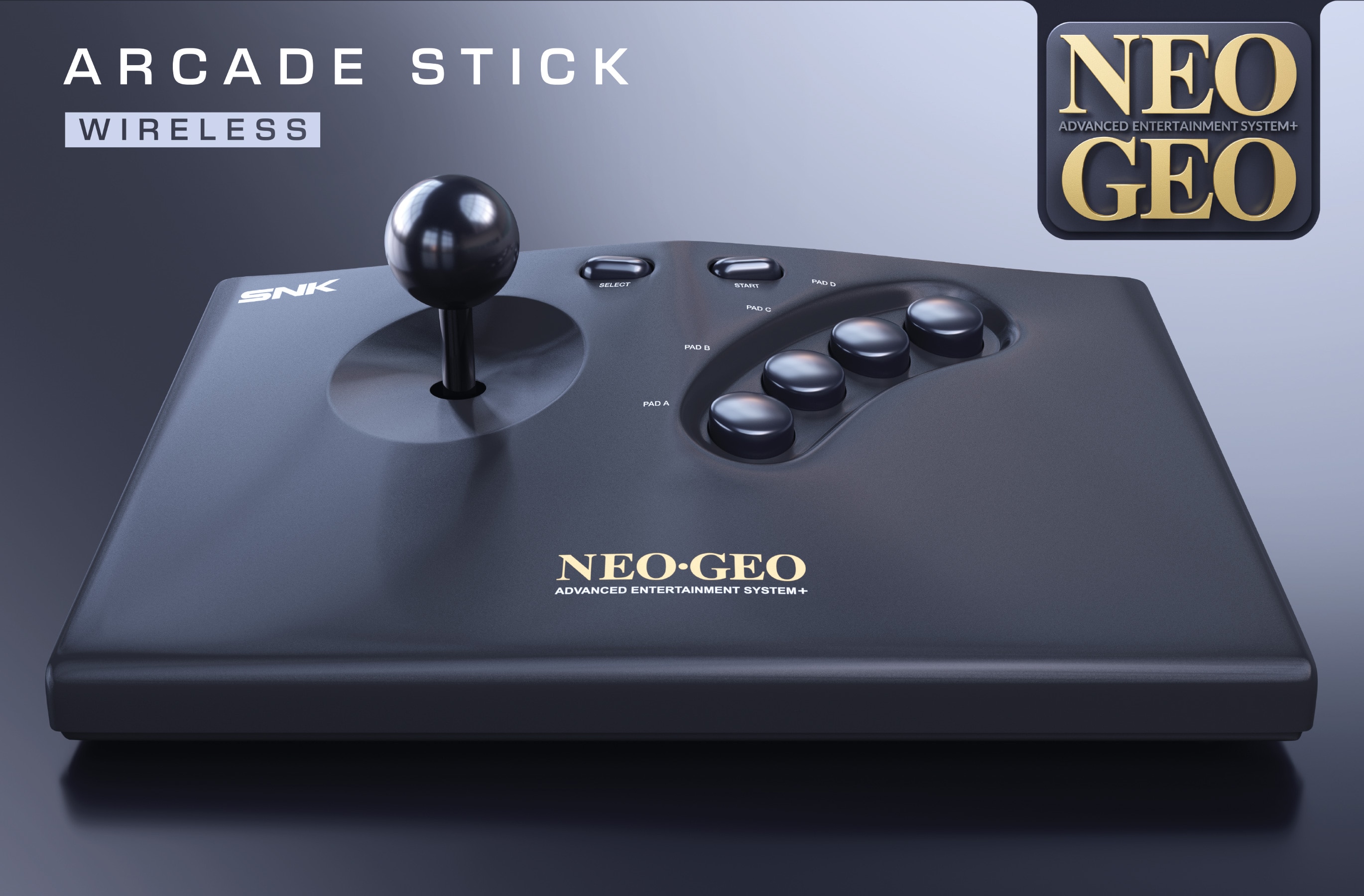 Imagem 0 de Joystick arcade sem fios NEOGEO AES+ (preto)