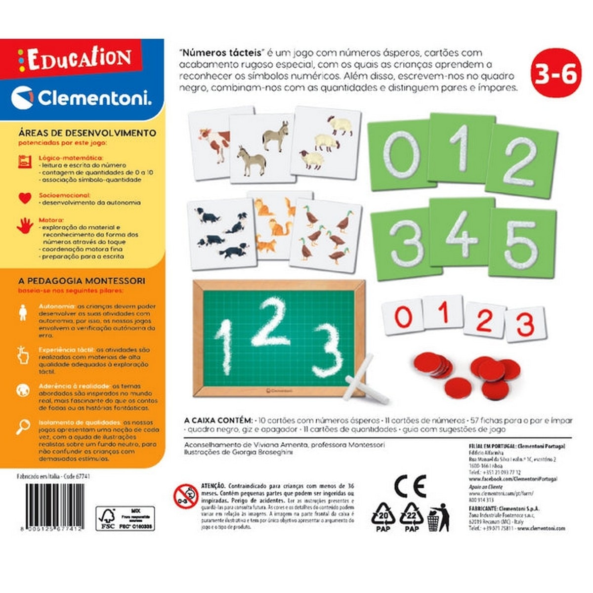 Montessori Numeros Tacteis 3