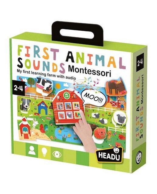 Montessori - Jogo First Animal Sounds - Headu 1