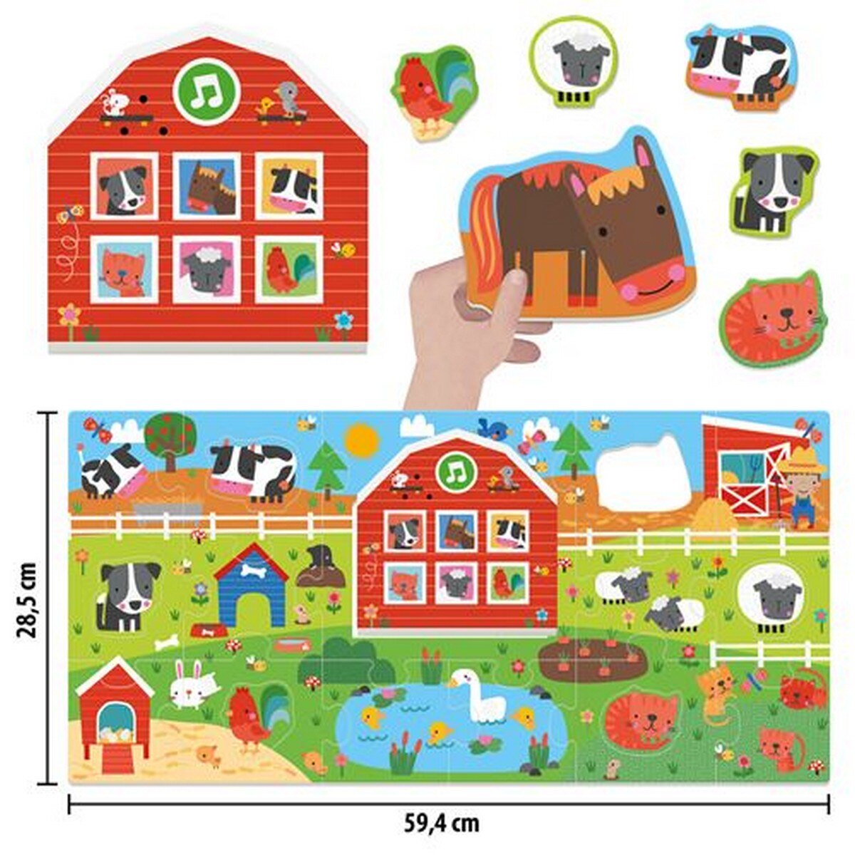 Montessori - Jogo First Animal Sounds - Headu 2