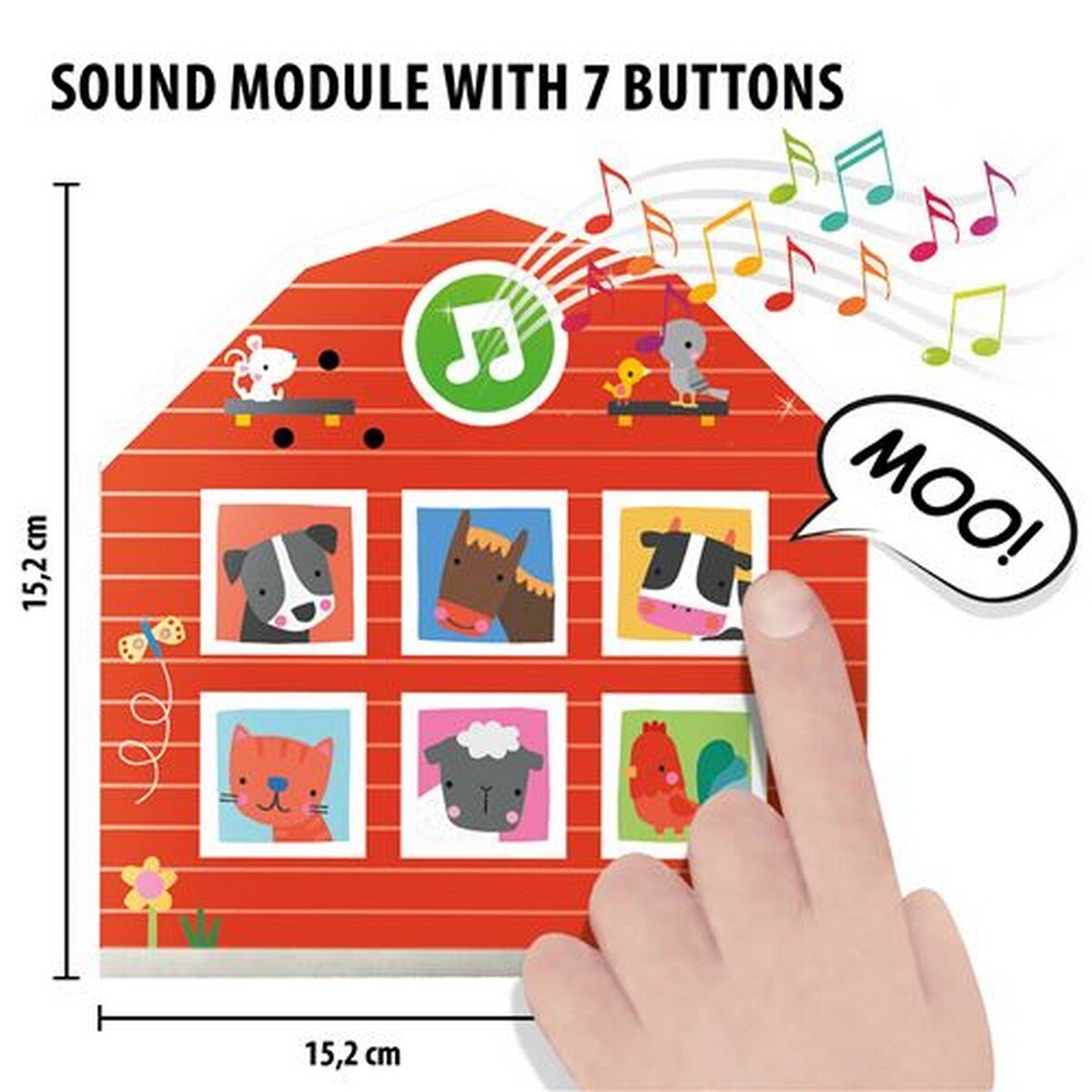Montessori - Jogo First Animal Sounds - Headu 3
