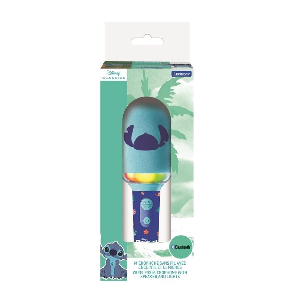 Microfone de Karaoke Disney Stitch 2