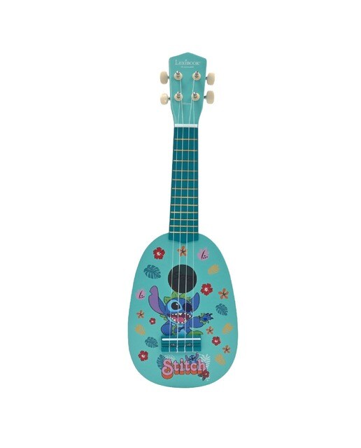 Ukulele de madeira Stitch com cordas de nylon - 21'' / 53 cm 1