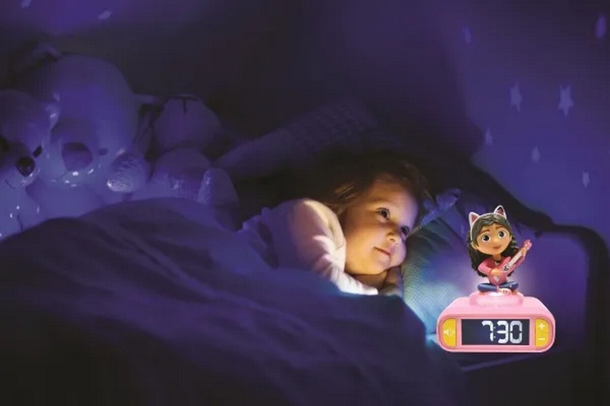Relógio Despertador Night Light da Gabby's Dollhouse com sons 3