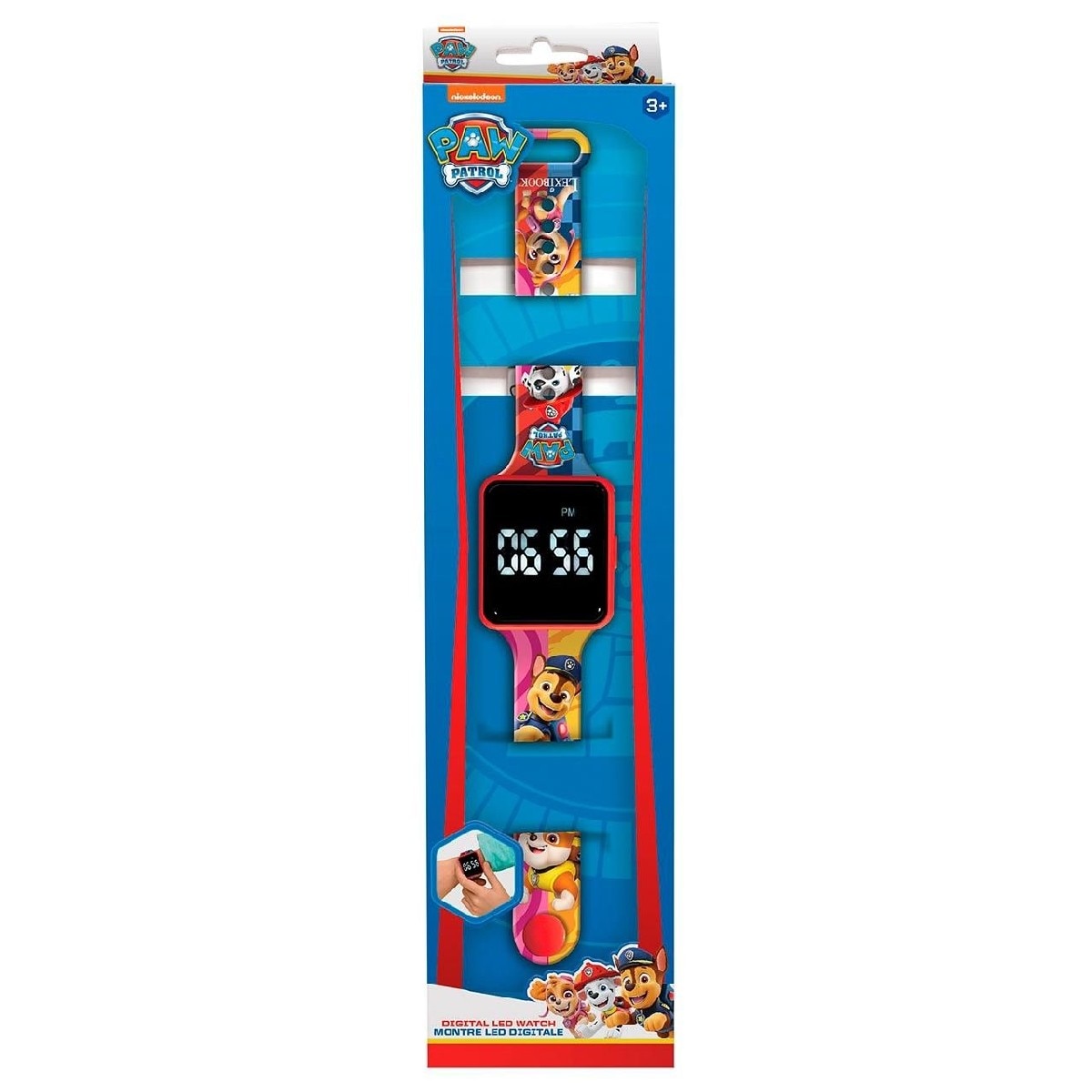 Relógio Digital Led Patrulha Pata 2
