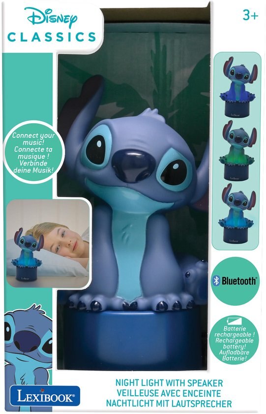 Luz de Presença Stitch com Altifalante 4