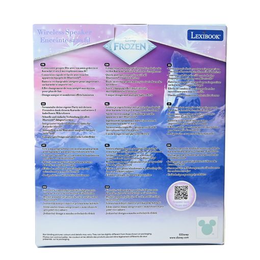 Karaoke Disney Frozen com Bluetooth® e 2 microfones sem fios 3