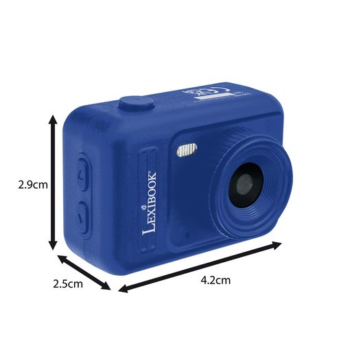 Mini-câmara Digital em Forma de Porta-Chaves Azul Claro 2