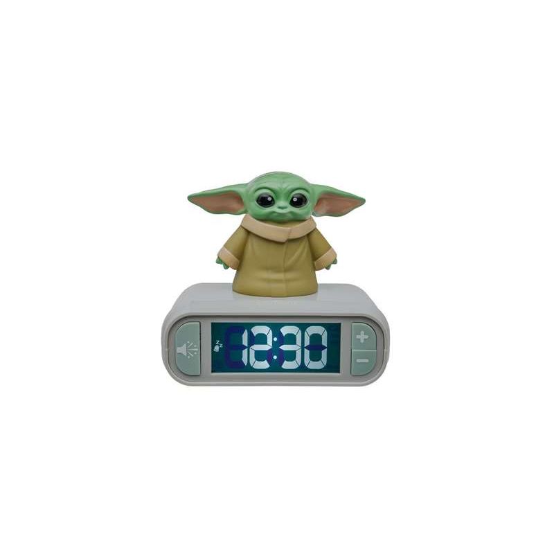 Imagem 0 de Despertador digital Star Wars com luz noturna 3D e efeitos sonoros, 15 x 10 x 20 cm