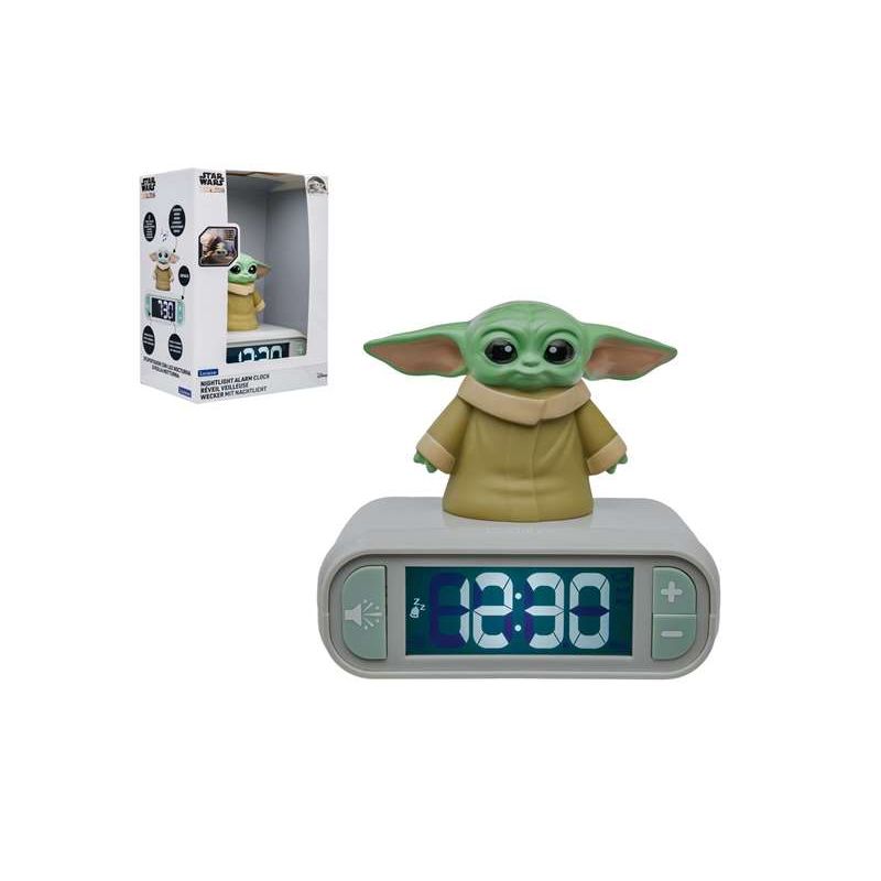 Despertador digital Star Wars com luz noturna 3D e efeitos sonoros, 15 x 10 x 20 cm 2