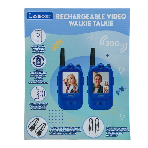 Walkie-Talkie com Vídeo, Recarregável e Ecrã a Cores 2