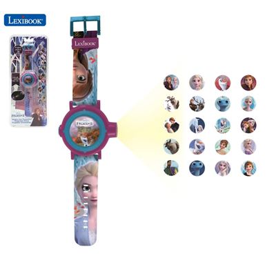 Relógio Digital com Projetor e 20 Imagens, Frozen 2