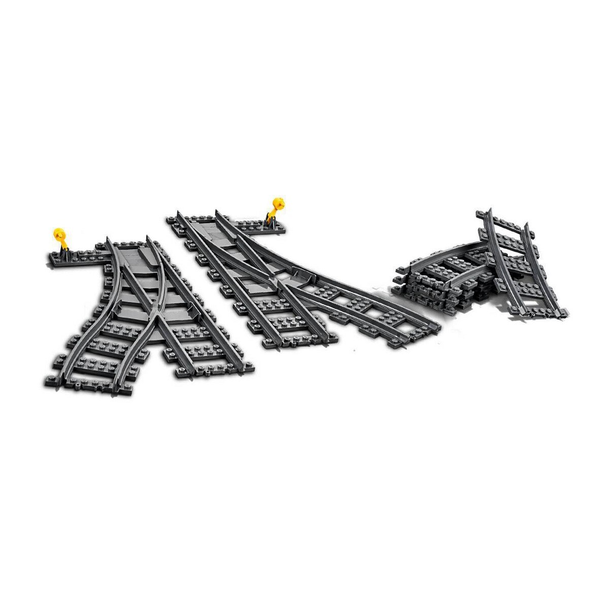 Agulhas e curvas de comboio Lego City 2
