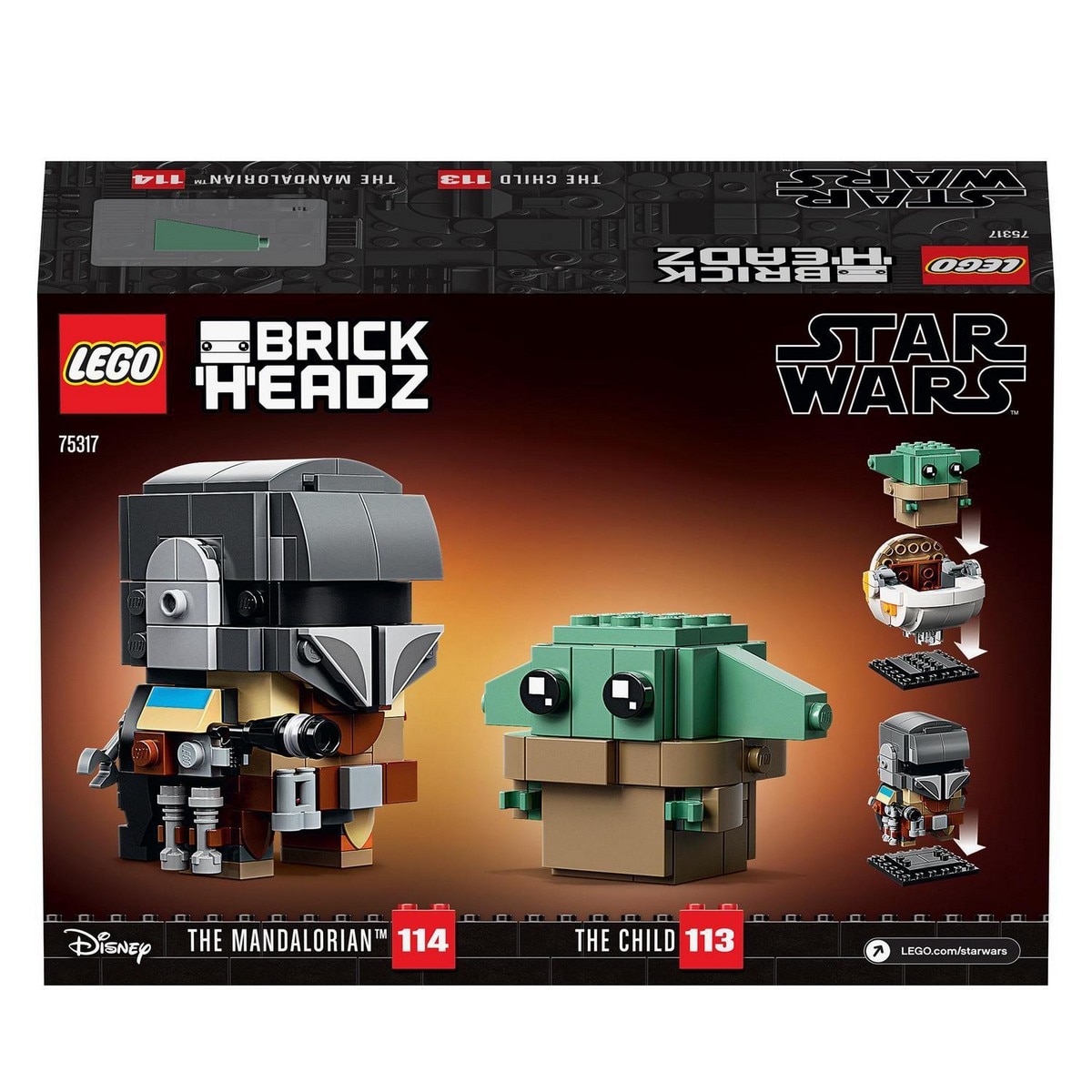O Mandalorian e a Criança Lego Star Wars 9