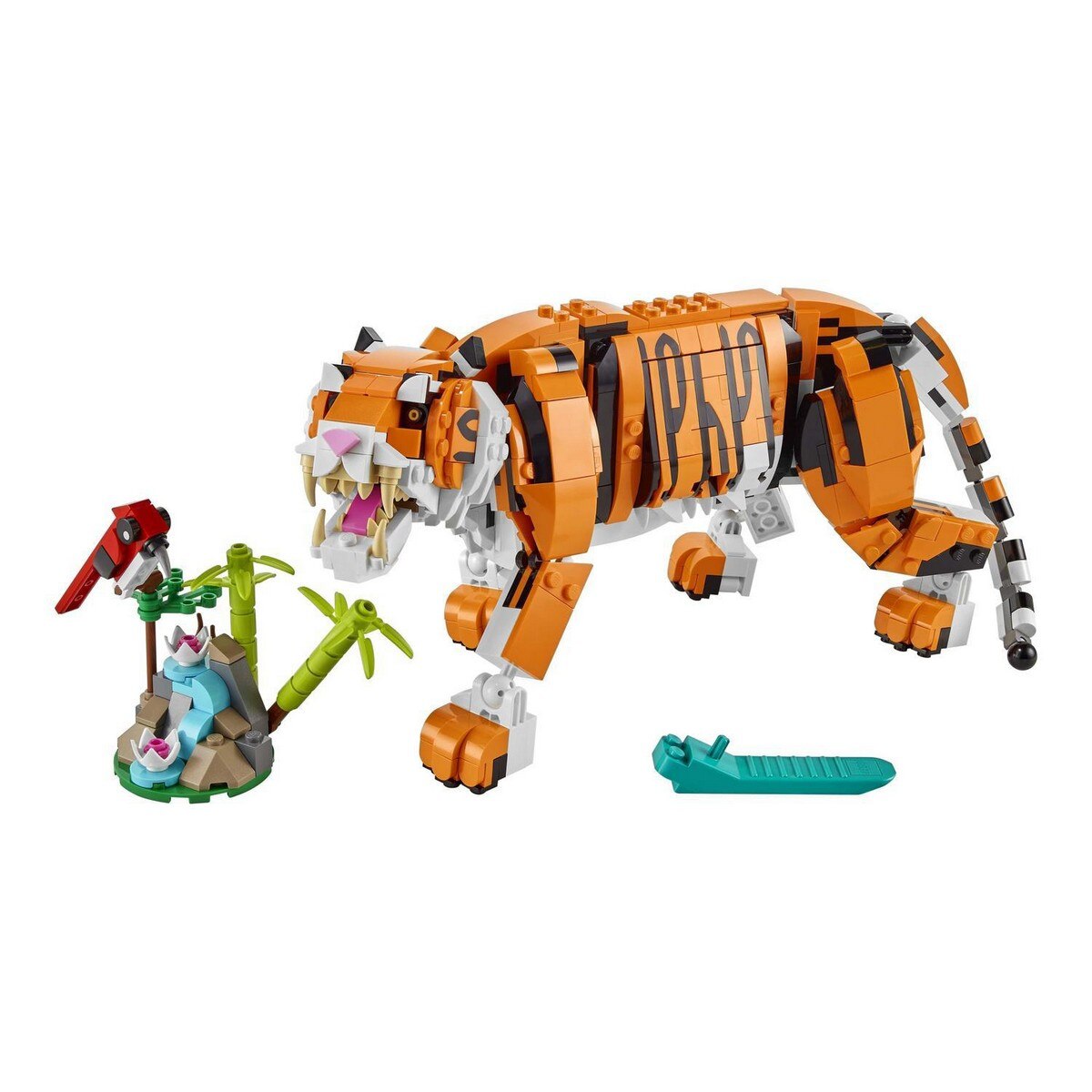 Tigre. Panda e Carpa 3-em-1 Lego Creator 7