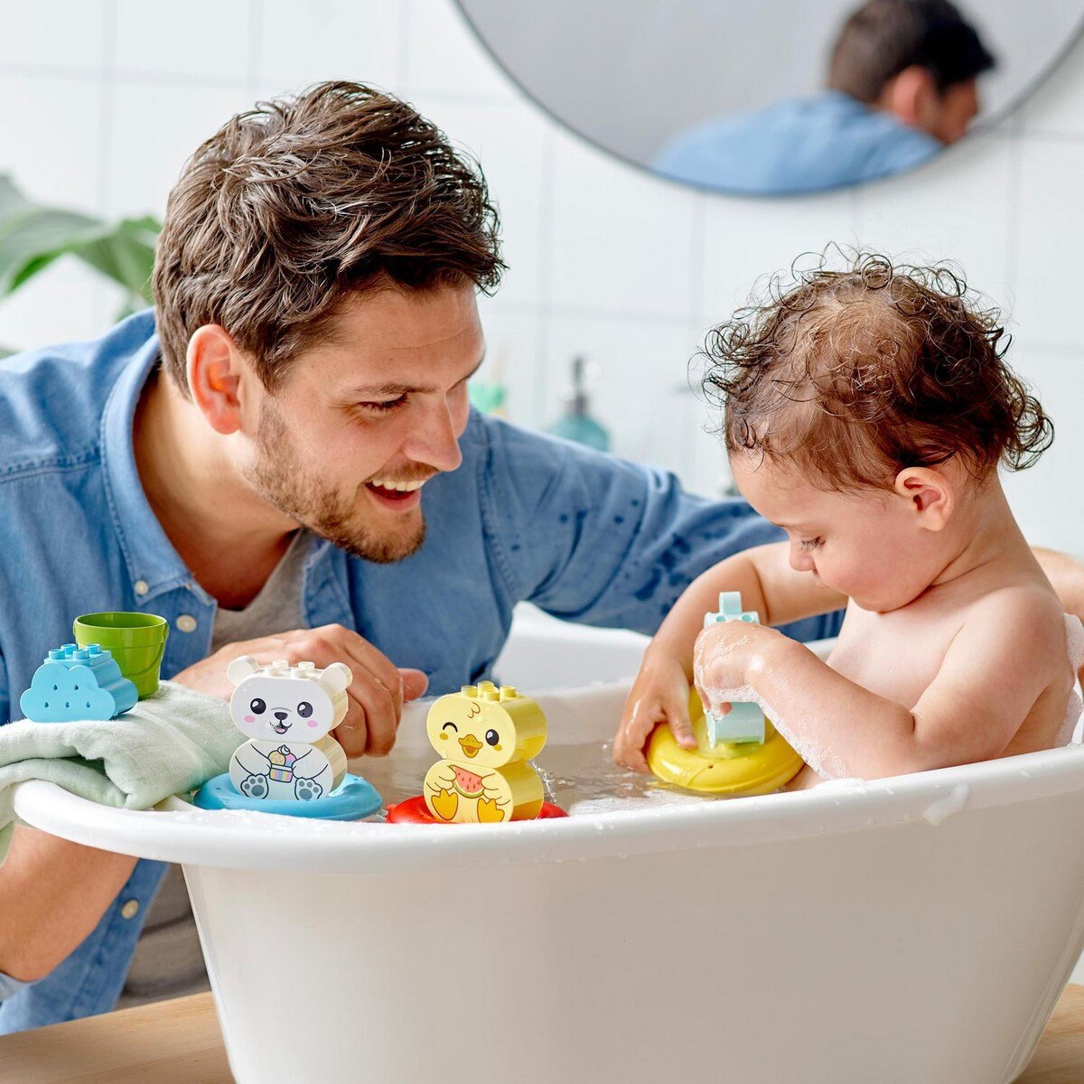 Diversão na Hora do Banho com Animais que Flutuam Lego Duplo 2