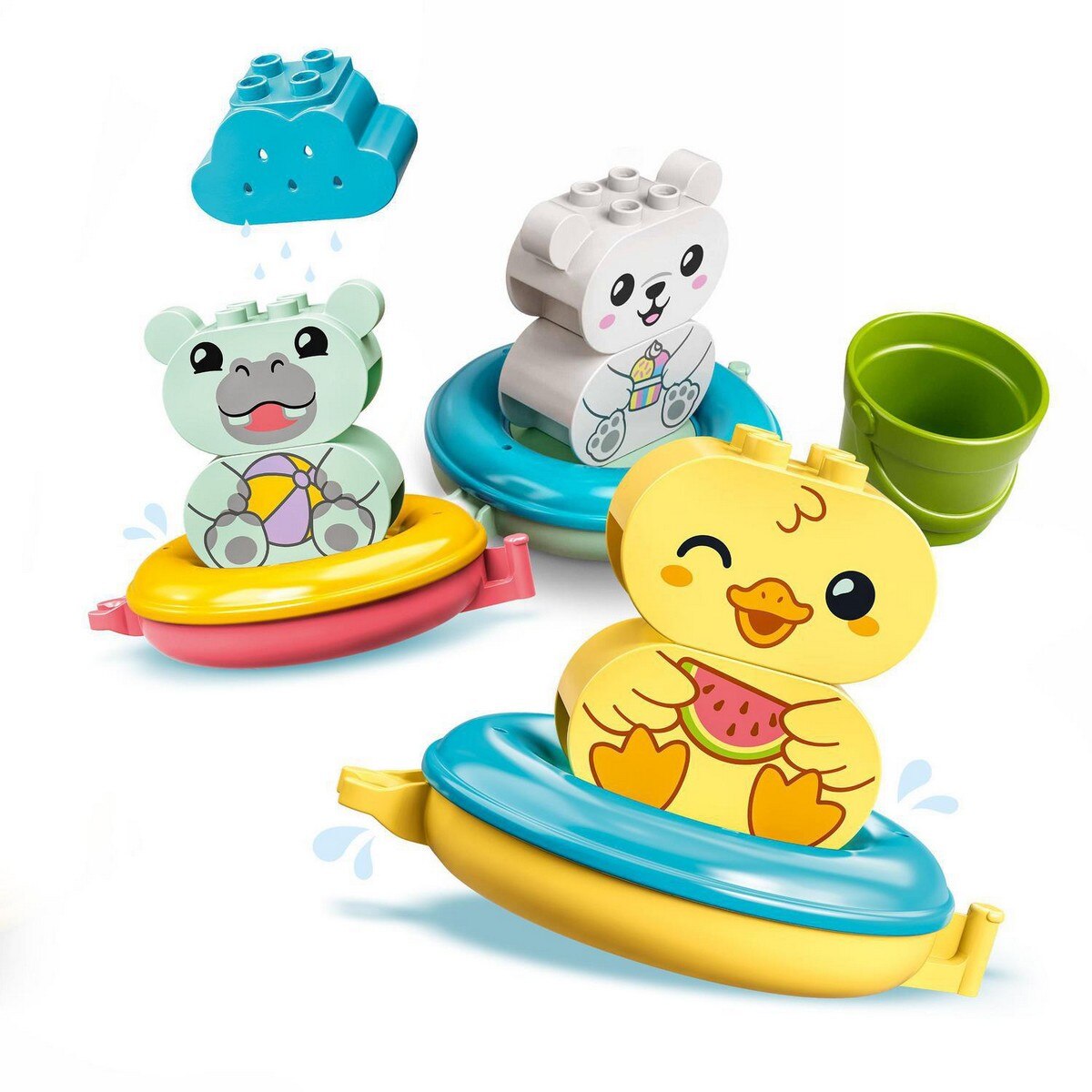 Diversão na Hora do Banho com Animais que Flutuam Lego Duplo 3
