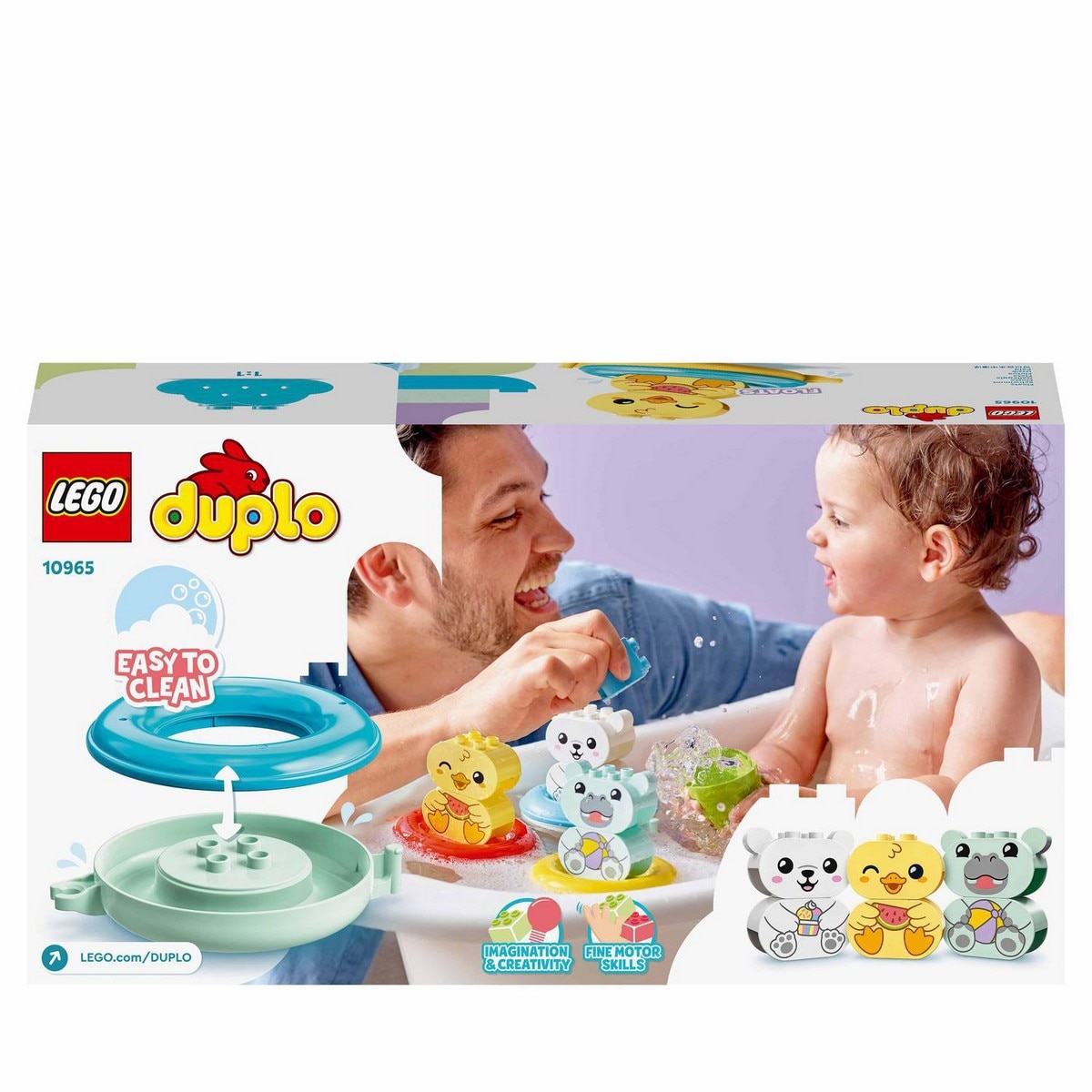 Diversão na Hora do Banho com Animais que Flutuam Lego Duplo 8