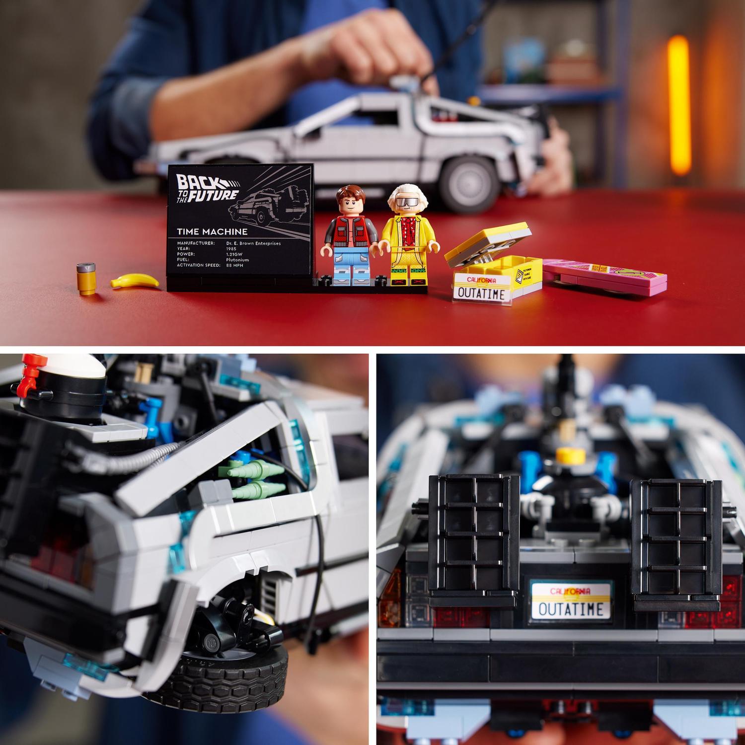 Máquina do Tempo de Regresso ao Futuro 10300 Lego Icons 5