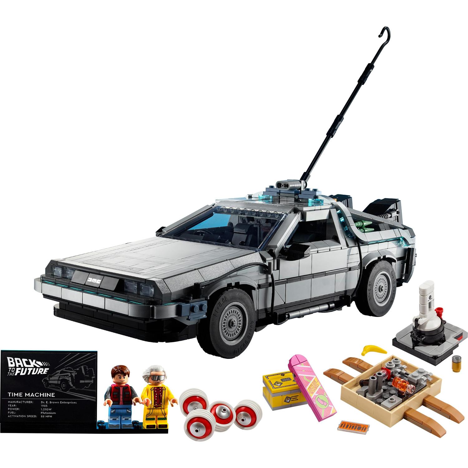 Máquina do Tempo de Regresso ao Futuro 10300 Lego Icons 7