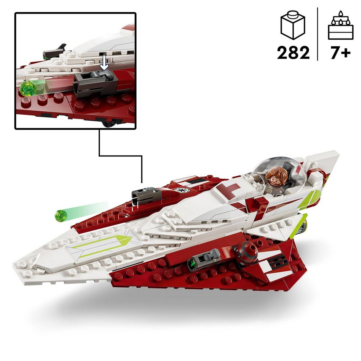 Caça Estelar Jedi de Obi-Wan Kenobi Lego Star Wars 3