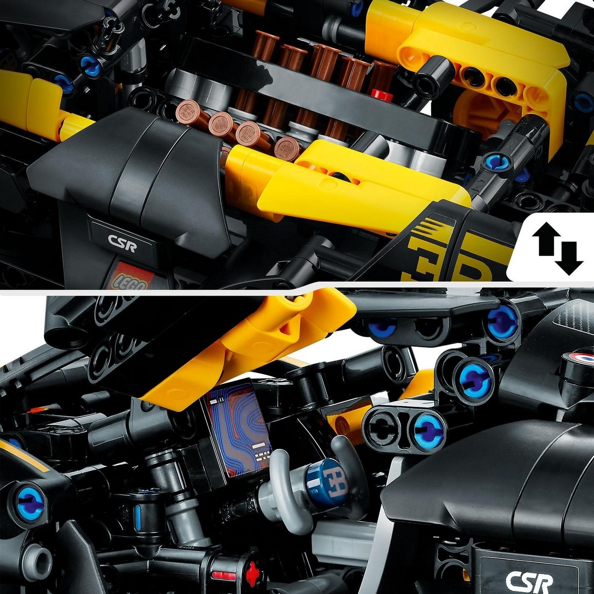 Bugatti Bolide CSR Racing Lego Technic 5