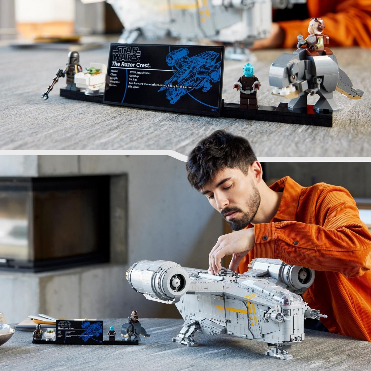 The Razor Crest Lego Star Wars 4