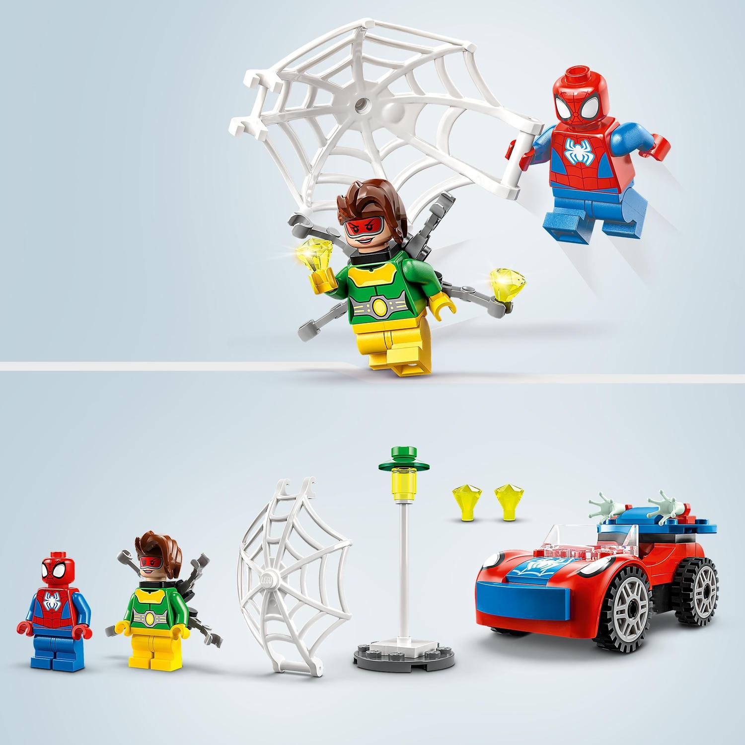 Carro do Spider-Man e Doc Ock Lego Marvel 5