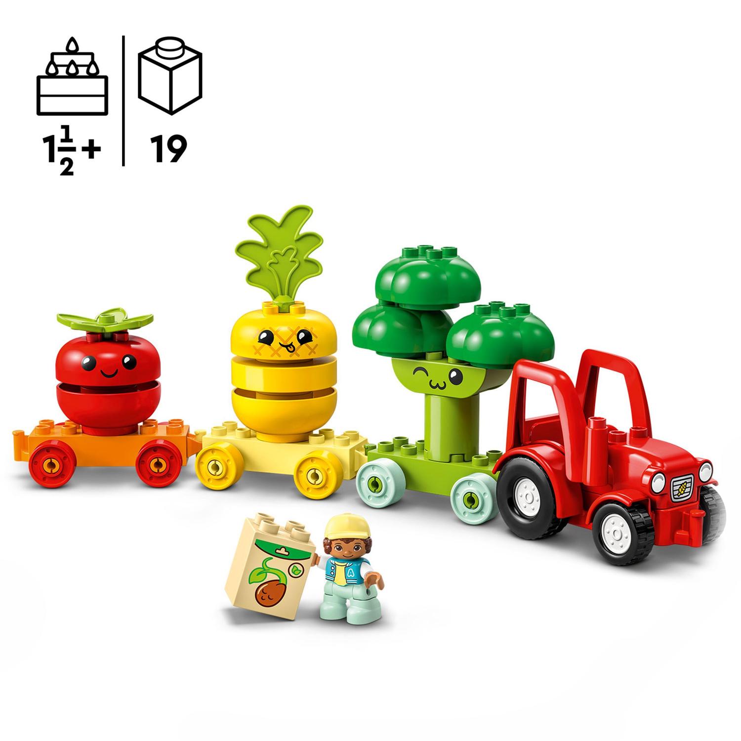 Trator de Legumes e Frutas Lego Duplo 4