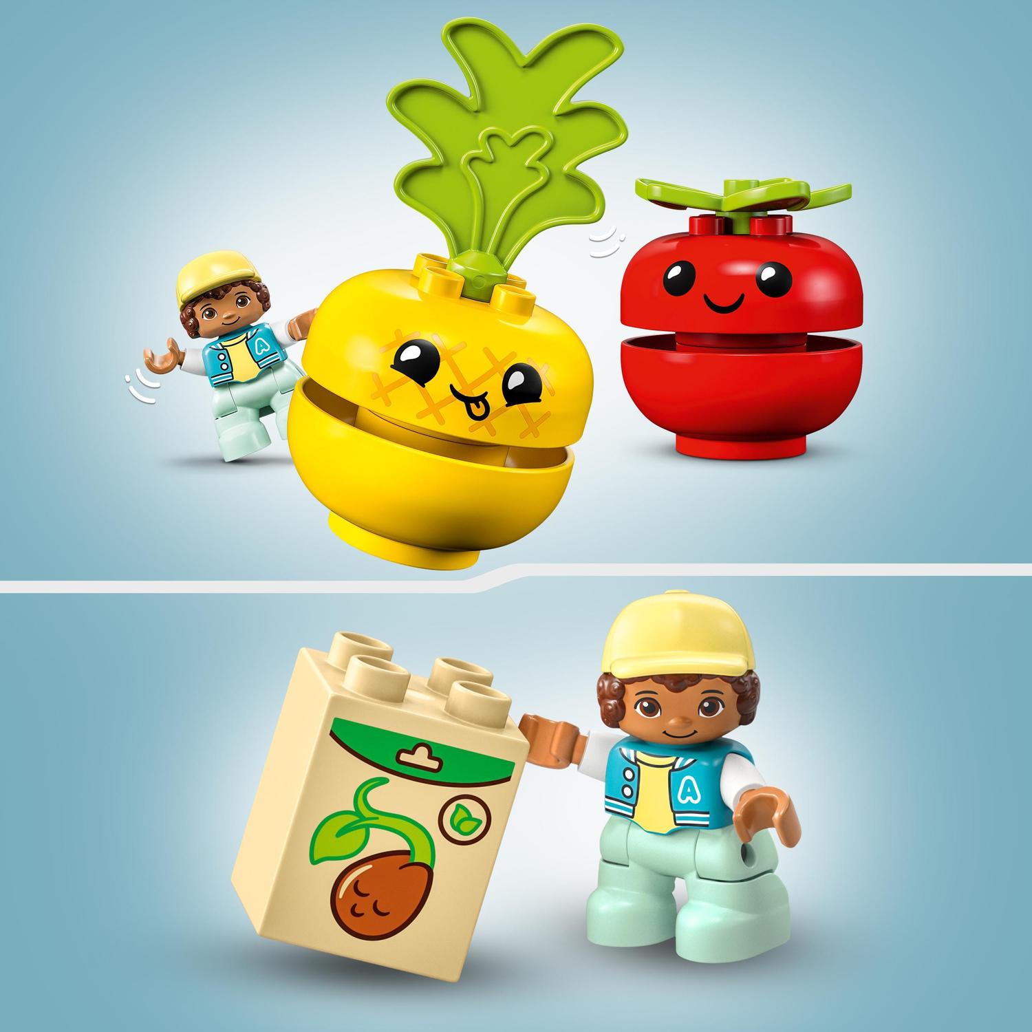 Trator de Legumes e Frutas Lego Duplo 6