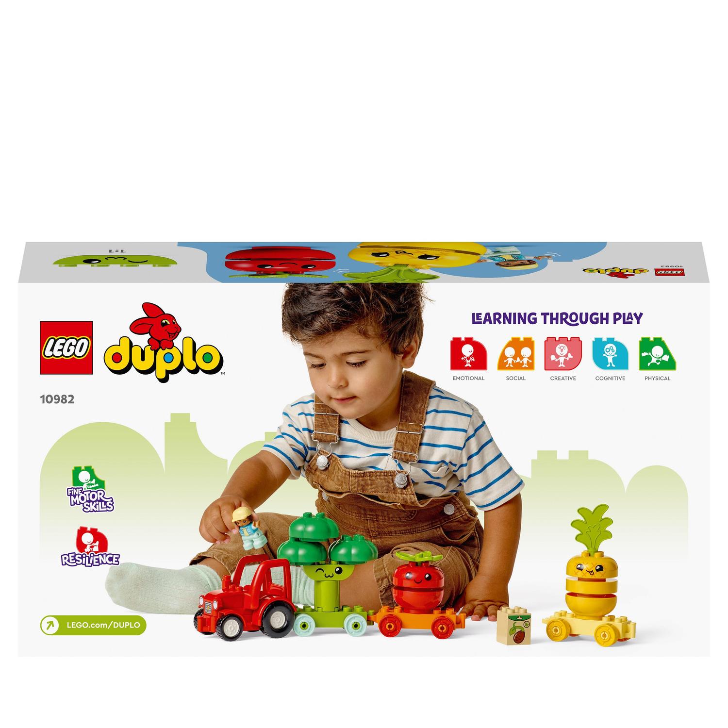 Trator de Legumes e Frutas Lego Duplo 9
