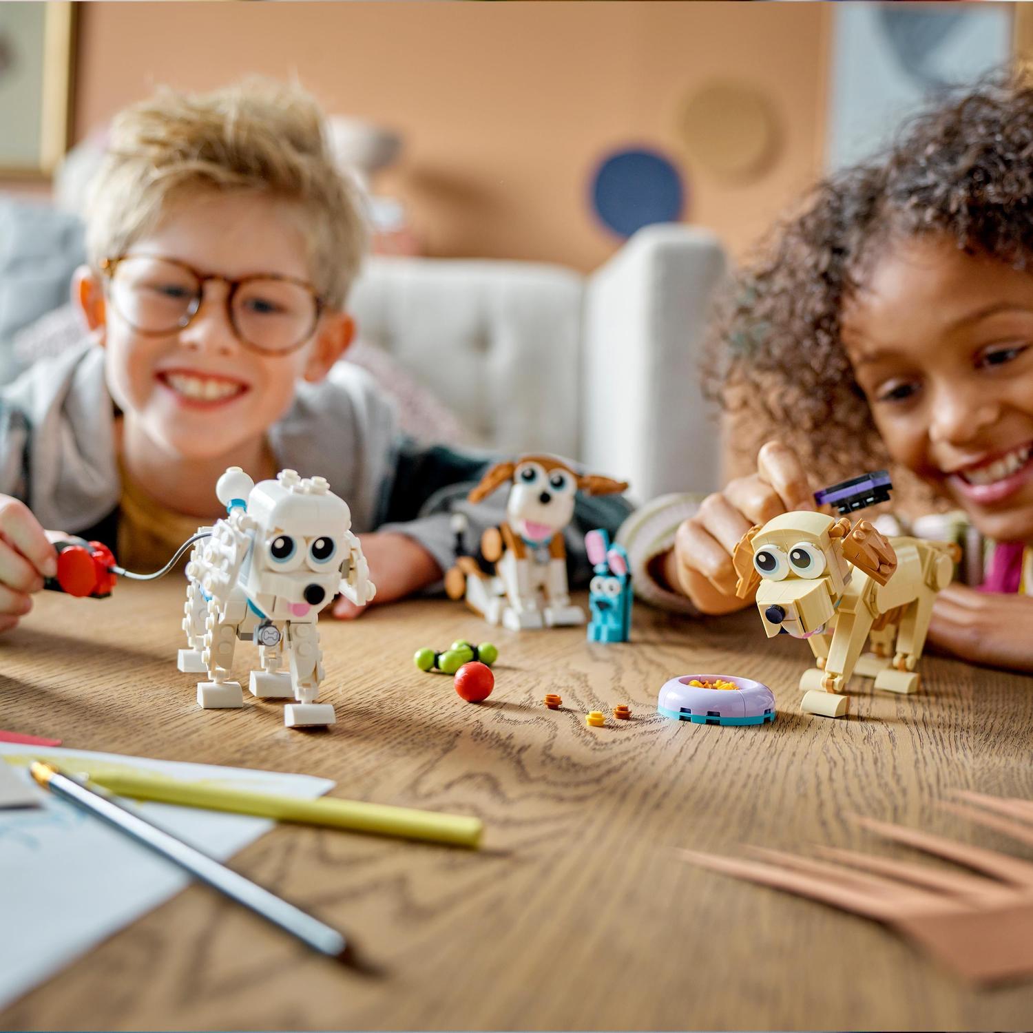 Conjunto de Cães adoráveis Lego Creator 4