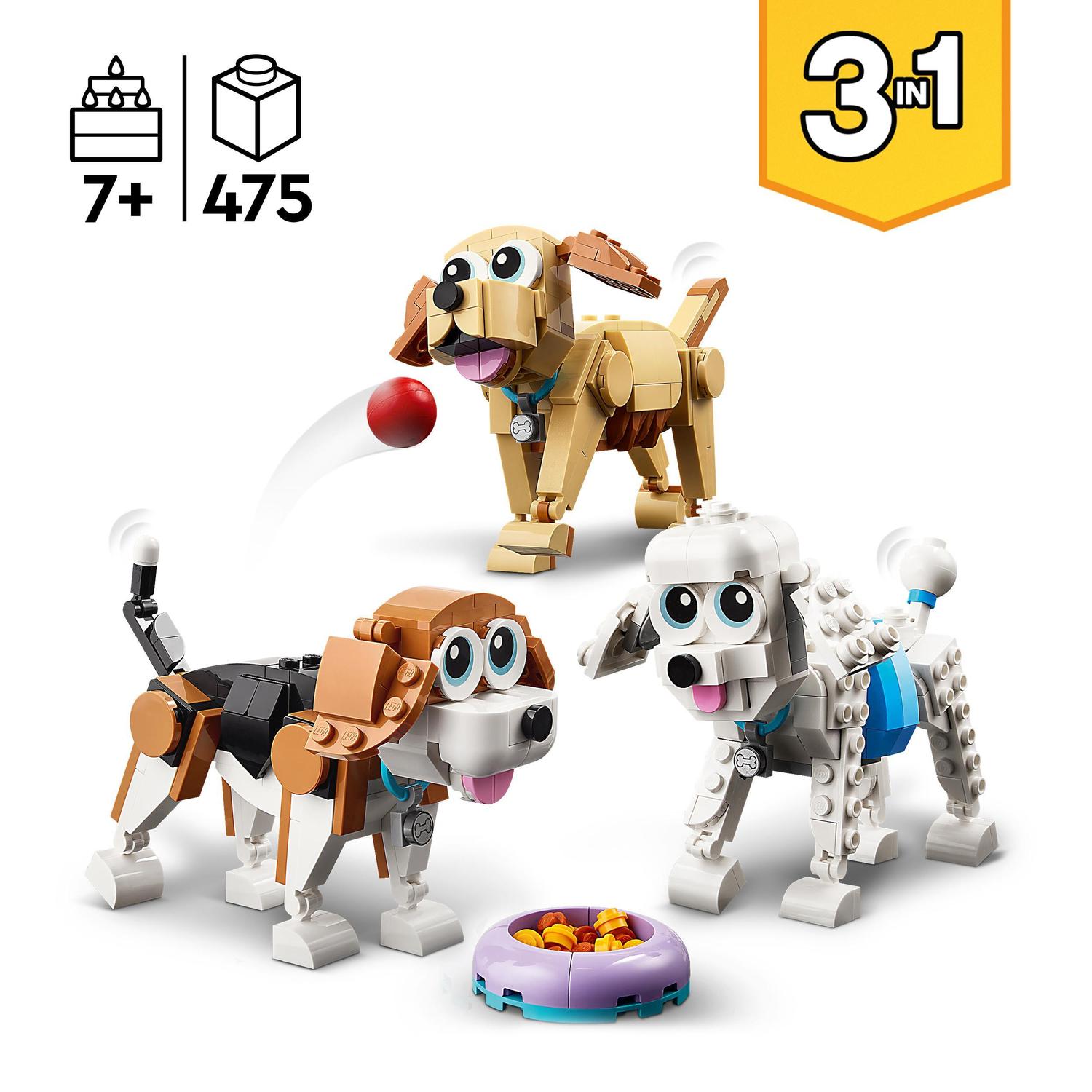 Conjunto de Cães adoráveis Lego Creator 5