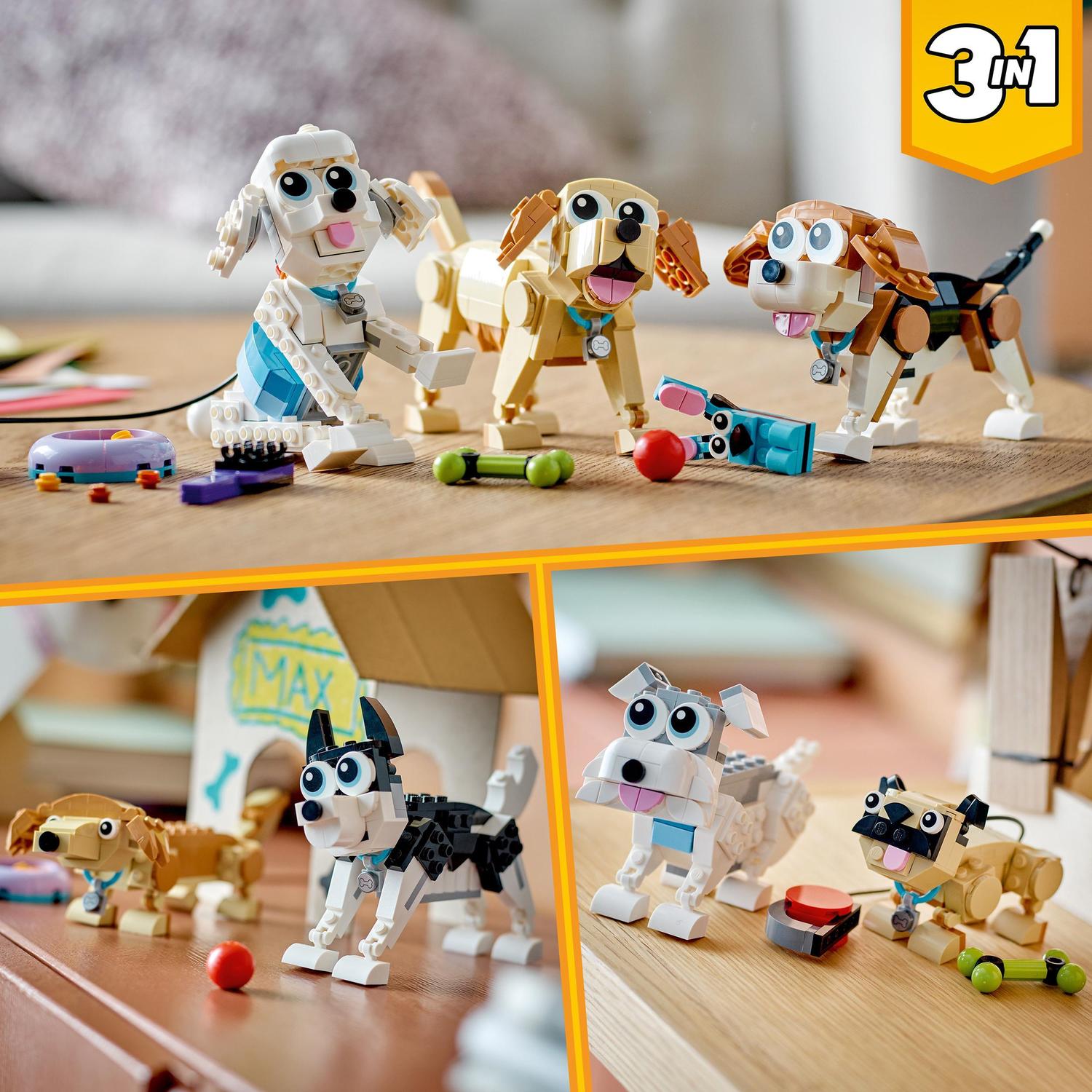 Conjunto de Cães adoráveis Lego Creator 8