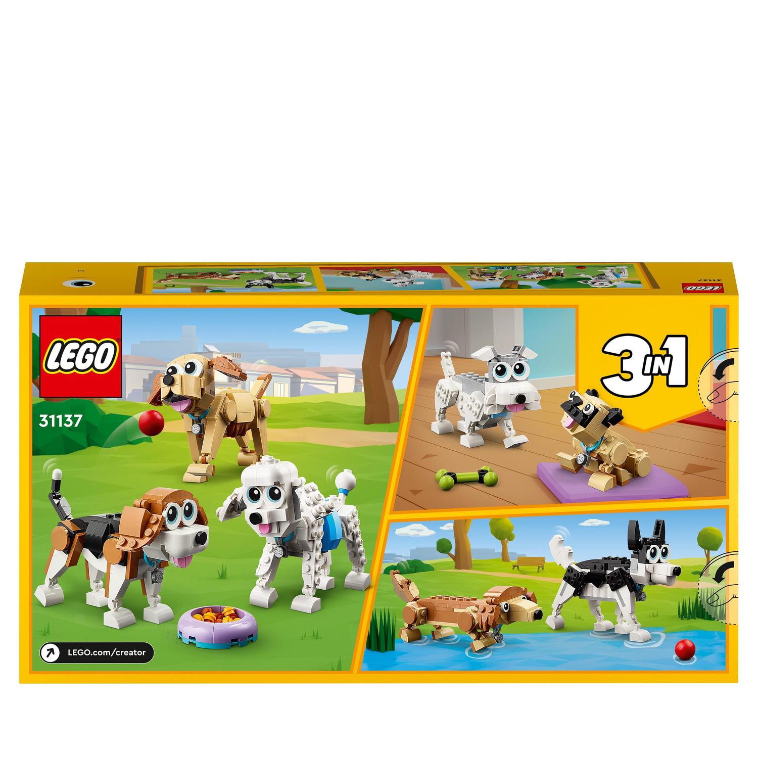 Conjunto de Cães adoráveis Lego Creator 10